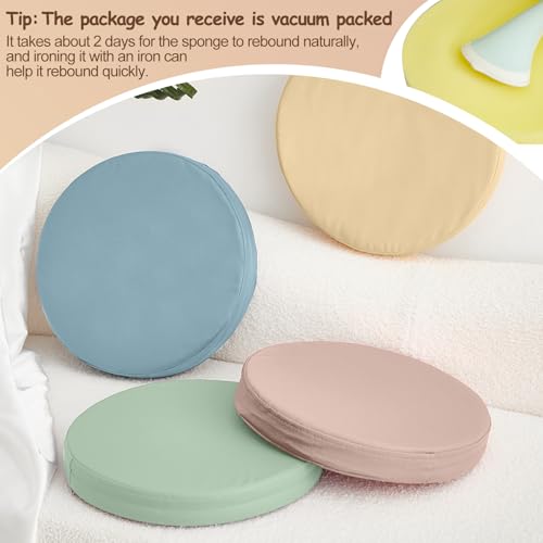 Juexica 4 Pcs Extra Thick Flexible Seating Floor Cushions Assorted Colored Pillow Floor Cushions for Classroom Soft Flexible Seating for Kids Learning Sitting Daycare School Chair (Boho Colors) - color: Boho Colors