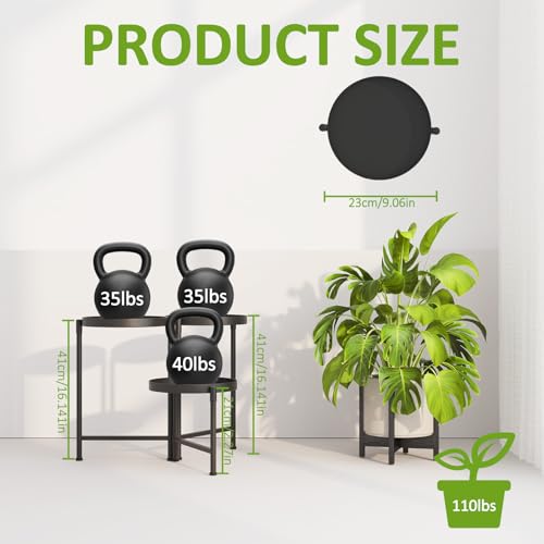 aboxoo 3 Tier Metal Plant Stand Modern NEW, Indoor Outdoor Multi-Tiered Plant Stand Display Tray, Flower Pot Stand for Indoor Home Outdoor Patio Balcony Yard - size: 3 Tier