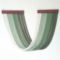 Tie-Dye Macrame Wall Hanging Large 46" Wx36 L Dip Dye Yarn Tapestry Home Boho Wall Decor Ombre Art Headboard Bedroom Living Room Apartment,Green - color: Green