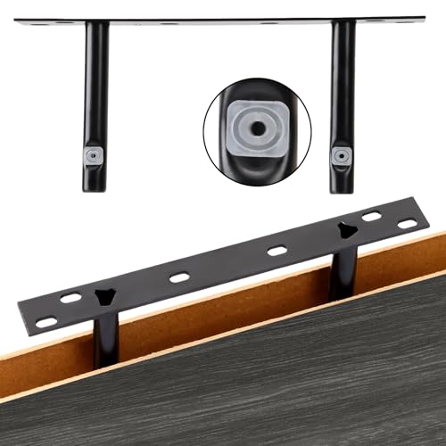 Fixwal 15.7in Floating Shelves, Rustic Wood Finish Wall Shelves Set of 4, Shelves for Wall Decor, with Invisible Brackets for Bathroom, Living Room,Bedroom and Kitchen(Gray) - color: Grey, size: 15.7in