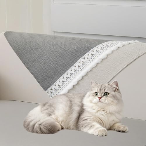 VClife Modern Couch Cover, Non Slip Dog Sofa Cover, Gray, 35.4" x 35.4" | Pet-friendly Sofa Covers, Scratch-resistant, Waterproof, Non Slip That Stay Firmly In Place, Durable and Machine Washable - color: 01# Gray, size: 35.4" x 35.4"