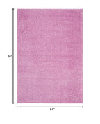SAFAVIEH August Shag Collection Accent Rug - 2' x 3', Pink, Solid Design, Non-Shedding & Easy Care, 1.2-inch Thick Ideal for High Traffic Areas in Entryway, Living Room, Bedroom (AUG900X) - color: Pink, size: 2' x 3' (Rectangular)