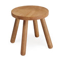 11.8" H Round Solid Wooden Stool Wood Plant Stand Woden Decorative Stool Garden Stool Portable Stand for Kitchen Bathroom Living Room Bedroom