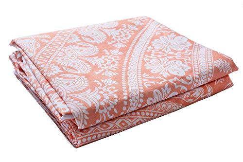 Popular Handicrafts Indian Hippie Bohemian Beautiful Elephant Mandala Curtain Panels Rose Gold - color: Rose Gold, size: 38"W x 83"L (Pack of 2)