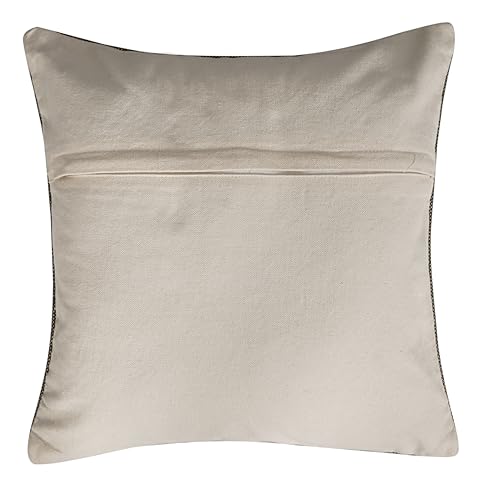 Indian Cotton Cushion Cover Sabra Kilim Pillow Cover Designer Decorative Sofa 18x18 Inche Handwoven Cushion Case for Farmhouse Home Decor Spring Decorative Pillow (Pattern 23) - color: Pattern 23