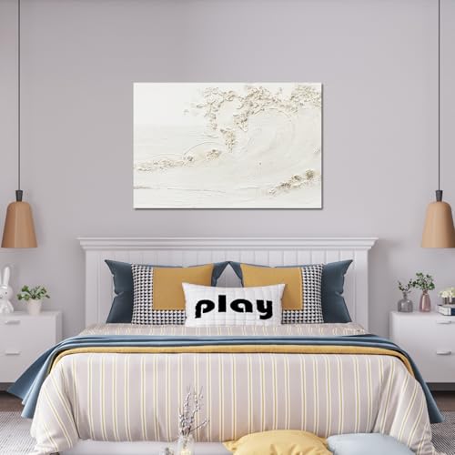 Canvas Wall Art Decor Artwork for Walls Wall Art for Living Room Black Abstract Wall Art Decor Canvas Art Wall Decor Modern Textured Wall Art Black Wall Paintings 24" X 36" Bedroom Office Decor - color: White, size: 36"L x 24"W