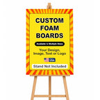 Custom Poster Boards by DC | Foam Board Poster Custom Printing, Personalized Foam Board Sign | Made in USA | Custom Foam Board Poster Printing (Stand not Included) - color: Foam Board