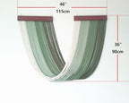 Tie-Dye Macrame Wall Hanging Large 46" Wx36 L Dip Dye Yarn Tapestry Home Boho Wall Decor Ombre Art Headboard Bedroom Living Room Apartment,Green - color: Green