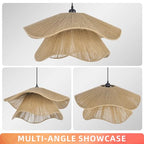 Arturesthome Pendant Light for Foyer Hallway Woven Pendant Lighting,Coastal Rope Lamp Shade Creative Ceiling Hanging Light for Dining Table Room - size: 23.6"*11"