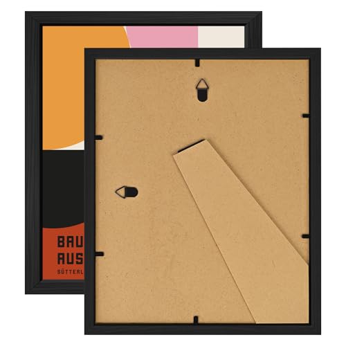 ANERZA 16 PCS Framed Eclectic Wall Art Decor, Modern Maximalist Wall Prints for Bedroom, Vintage Gallery Wall Frame Set, Bauhaus Funky Posters for Home Decor, Retro Abstract Dorm Collage Kit - color: Orange, size: 12"x15" Framed