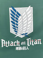 Micotaku Attack on Titan Scouting Legion Tapestry 40x60 Inch - Official Licensed Polyester/Cotton Anime Wall Decor, Green
