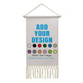 GUANGSHACORA Custom Cotton and Linen Hanging Wall Art Poster with Picture Text Painting Scroll Poster for Home Decor