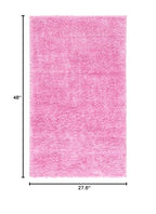 SAFAVIEH August Shag Collection Accent Rug - 2'3" x 4', Pink, Solid Design, Non-Shedding & Easy Care, 1.2-inch Thick Ideal for High Traffic Areas in Entryway, Living Room, Bedroom (AUG900X) - color: Pink, size: 2'3" x 4' (Rectangular)