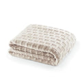 Velvet Plush Jacquard Tile Throw Blanket for Couch - Buttery Soft, Cozy Throw, for Women (Sand, 50" x 60") - color: Sand
