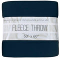50x60 Throw Blankets, Ultra Soft Hypoallergenic Fleece Fall Throw Blanket for Livingroom, Couch, Chair, Bed, Navy Blue - color: Navy Blue