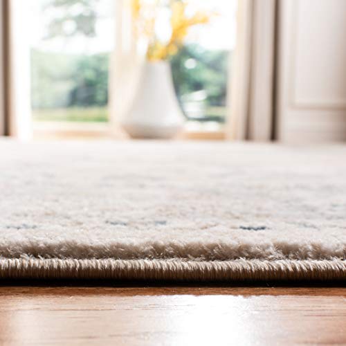 SAFAVIEH Oregon Collection Area Rug - 9' x 12', Beige & Grey, Oriental Distressed Design, Non-Shedding & Easy Care, Ideal for High Traffic Areas in Living Room, Bedroom (ORE898B) - size: 9' x 12' (Rectangular)
