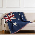 Pure Country Weavers Australia Flag Blanket - Gift Tapestry Throw Woven from Cotton - Made in The USA (69x48) - color: Australia Flag
