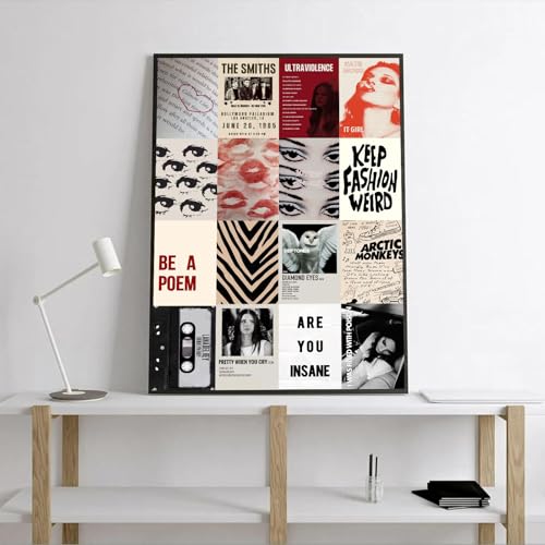 KBKBART 50Pcs Downtown Girl Room Decor, Y2k Wall Art Prints for Bedroom, Coquette Wall Collage Kit for Room Aesthetic, 4"x6" Vintage Photo Collage Kit Pictures, Retro Rockstar Posters Dorm Decor - color: Downtown Gril Wall Collage Kit, size: 4x6 inch x 50
