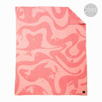Wicked Glinda Paul Tazewell Pink Bedding Soft Cozy Feather Knit Intarsia Throw Blanket, 50 in x 60 in, (Officially Licensed Product) By Franco Collectibles - color: Wicked - Glinda Swirl, size: 50 in x 60 in