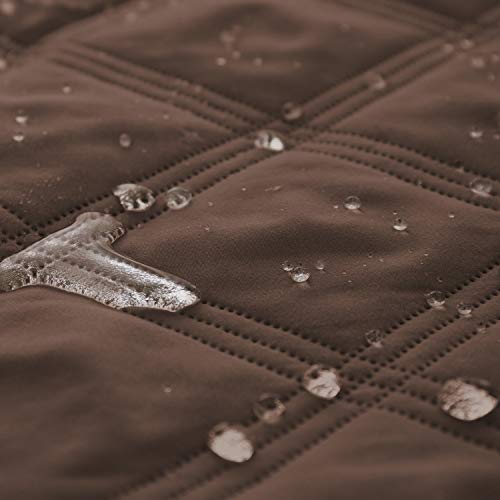 Ameritex Waterproof Dog Bed Cover Pet Blanket with Anti-Slip Back for Furniture Bed Couch Sofa - color: Chocolate, size: 30x53 Inch (Pack of 1)
