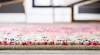 Rugs.com El Paso Collection Rug – 8 Ft Round Pink Medium Rug Perfect for Kitchens, Dining Rooms - color: Pink 2, size: 8' Round