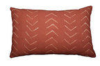 Trade Star 100% Cotton Throw Pillow Cover Farmhouse Lumbar Cushion Cover Tribal Pillow Shams Mudcloth Ethnic for Bedroom (Rust Phoenix 14X22 INCHES) - color: Rust (Phoenix), size: 22" x 14" (Pack of 1)