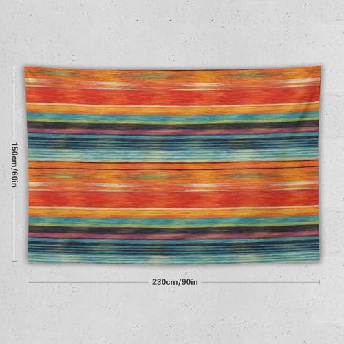 Bohemia Art Tapestry, Abstract Vibrant Vintage Aztec Motif Tapestries Home Decor for Living Room Bedroom Decoration 90in Wx60in H (230×152cm) - color: Bohemian Tapestry-9, size: 90in"Wx60in"H (230×152cm)