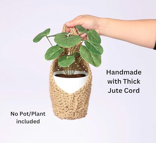 2 Pack 4-inch Hanging Planters for Indoor Plants, Macrame Wall Plant Hanger | Wall Plant Holder, Wall Planters for Indoor Plants (2 Pack, up to 4 inch Pot) - size: Small