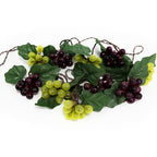 Grape Vine String Lights, 100 LED Grape Lights, Fruit String Lights for Kitchen, Wine Cabinet, Home Decoration, 10 Cluster Purple and Green Grapes Christmas Lights (Green & Purple)