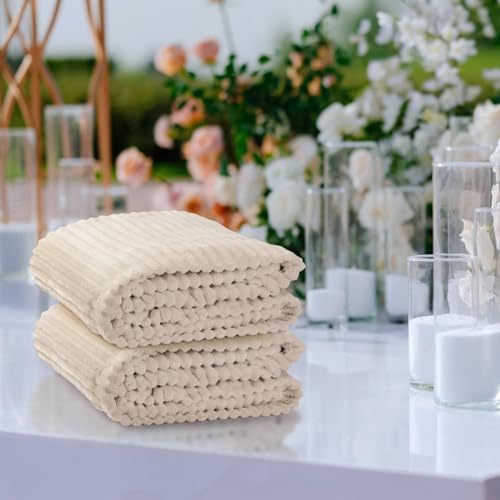 Buryeah 12 Pcs Flannel Throw Blanket Bulk 50 x 60 in Sleepover Blanket Outdoor Wedding Throw Lightweight, Oeko-tex Standard 100 Certified for Sofa Homeless Gifts (Khaki) - color: Khaki