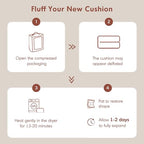 Intelligent Design Floor Pillow - Shredded Foam Filled Meditation & Yoga Cushion, Chenille Tufted, Handsewn Scalloped Edge, Oeko-TEX Certified, Azza, 20" x 20" x 5" Dusty Peach - color: Dusty Peach