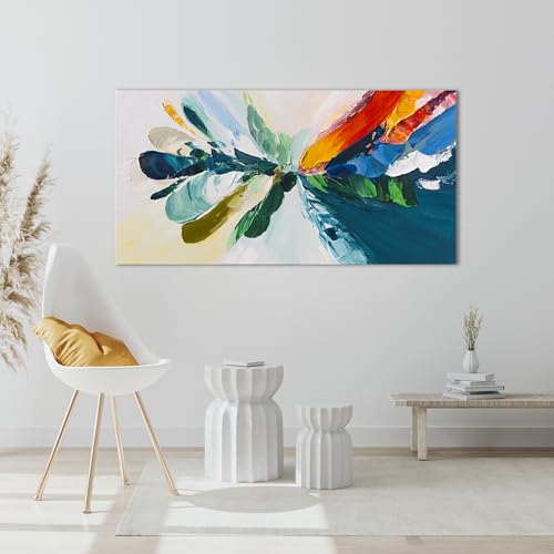 Canvas Wall Art Decor Wall Art Pictures For Living Room Blue White Wall Art Decor Canvas Abstract Art Colorful Abstract Wall Art Prints Art Work For Bedroom Office Kitchen Home Wall Decor 20" x 40" - color: XY-G, size: 40"L x 20"W