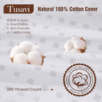 18"x18" Pillow Inserts Set of 2 with 100% Cotton Cover Decorative Square Throw 18 Pillows for Couch, Sofa and Bed - White(2, 18x18) - size: 18x18