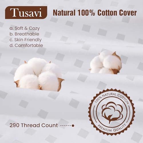 28"x28" Pillow Inserts Set of 2 with 100% Cotton Cover Decorative Square Throw 28 Pillows for Couch, Sofa and Bed - White (2, 28x28) - size: 28x28
