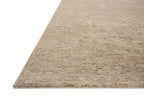 Loloi Magnolia Home by Joanna Gaines Junie Collection JUE-02 Oatmeal/Smoke 2'-7" x 8'-0", .38 Pile Height, Runner Rug - color: Oatmeal / Smoke, size: 2'7" x 8' (Rectangular)