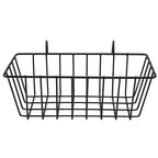 Yaegoo 6 Pack Wire Baskets, Wall Grid Panel Hanging Wire Basket, Black