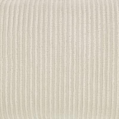 Better Trends Chenille Bedspreads Twin Size, Ivory 100% Cotton Chenille Stripe Design Tufted Bedding Coverlet Soft Lightweight, 96"x110" with 1 PC Sham 2 Pieces Set Jullian Collection