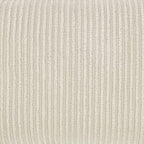 Better Trends Chenille Bedspreads Twin Size, Ivory 100% Cotton Chenille Stripe Design Tufted Bedding Coverlet Soft Lightweight, 96"x110" with 1 PC Sham 2 Pieces Set Jullian Collection