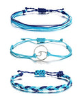 choice of all String Bracelets for Women Boho Wave Surfer Beach Wear Cute Bracelets Set Summer Friendship Jewelry Accessories Beach Stuff - color: C2:3 pcs blue surfer bracelets