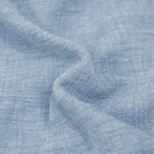 CaliTime Throw Pillow Covers Decorative 16 X 16 Inches Pack of 2 Cotton Thread Stitching Edges Solid Dyed Soft Chenille Cushion Cases for Couch Sofa Bed Living Room Farmhouse Baby Blue - color: Baby Blue, size: 16" x 16" (Pack of 2)