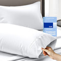 THREAD SPREAD 100% Cotton King Size Pillow Cases Set of 2 - Luxury 400 Thread Count Pillow Cases King Size (White), Soft Cooling Breathable & Durable Sateen Hotel Cotton Pillowcases - color: White, size: King - Pack of 2
