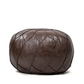 Moderner Pouf Ottoman Chocolate Brown Color - color: Chocolate Brown