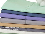 Sunflower Queen Pillowcases Set of 2, 100% Cotton Queen Pillow Cases 2, 20×30 inches Ashley Blue, Soft and Breathable - color: Ashley Blue, size: Queen (20"x30")