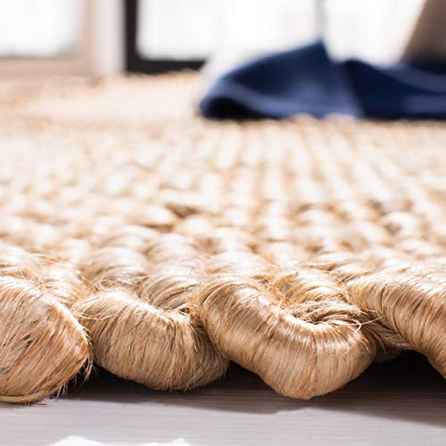 SAFAVIEH Natural Fiber Collection Accent Rug - 2'6" x 4', Natural, Handmade Jute, Ideal for High Traffic Areas in Entryway, Living Room, Bedroom (NF459A) - size: 2'6" x 4' (Rectangular)