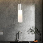 LED Kitchen Pendant Lighting Over Sink 1-Light Brushed Nickel Pendant Lights Modern Dining Table Lights Ceiling Hanging Lamp with Milky White Lampshade, Adjustable Height, 3000K-6000K - color: Brushed Nickel, size: 1-Light 1-Pack