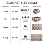 Sacred Thread Aztec Blanket Fleece, Reversible Native American Blanket, Western Throw, Native American Western (Coffee Flannel) (Full (60”x80”)) - color: Coffee Flannel, size: Full (60”x80”)