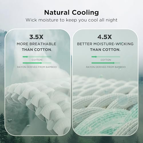 Bedsure Cooling Cotton Waffle Twin XL Blanket - Lightweight Breathable Blanket of Rayon Derived from Bamboo for Hot Sleepers, Luxury Throws for Bed, Couch and Sofa, Ivory, 66x90 Inches - color: Ivory, size: Twin XL (66" X 90")