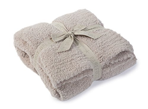 Barefoot Dreams® CozyChic® Throw, Stone, 54"x72" - color: Stone