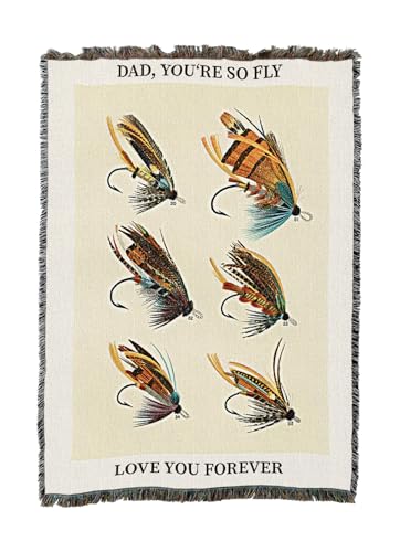 Pure Country Weavers Dad so Fly Blanket - Gift Tapestry Throw Woven from Cotton - Made in The USA (50X60) - color: Dad So Fly, size: 50x60