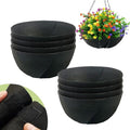 8 Pack 14 Inch Fabric Planter Basket Liner- Felt Flower Pot Liners Replacement Coco Fiber Liner for Hanging Basket Flowers Round Hanging Basket Liners Prevent Birds from Nesting - size: 8pack-14inch